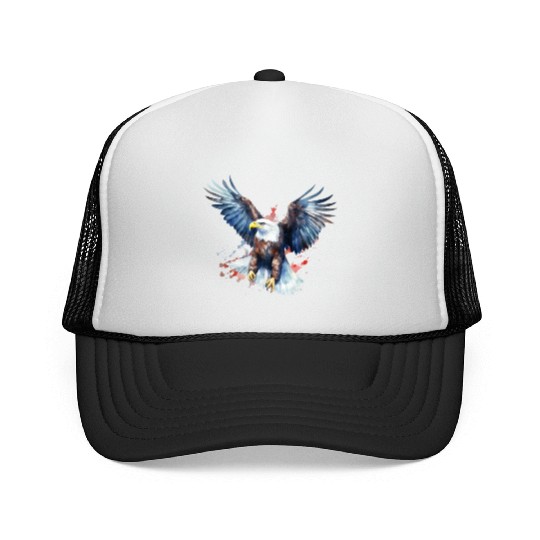 Eagle 4Th July Independent Day Trucker Caps