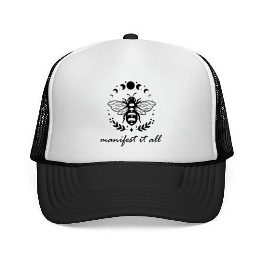 Manifest It All Moon Phase Manifestation ritual Trucker Caps