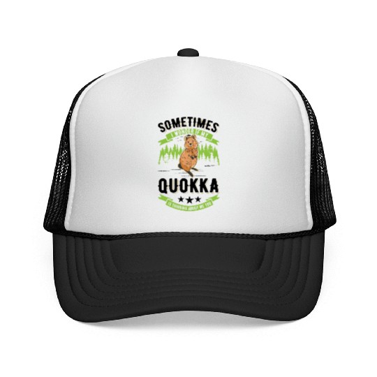 Quokka Gift Short-tailed Kangaroo Trucker Caps