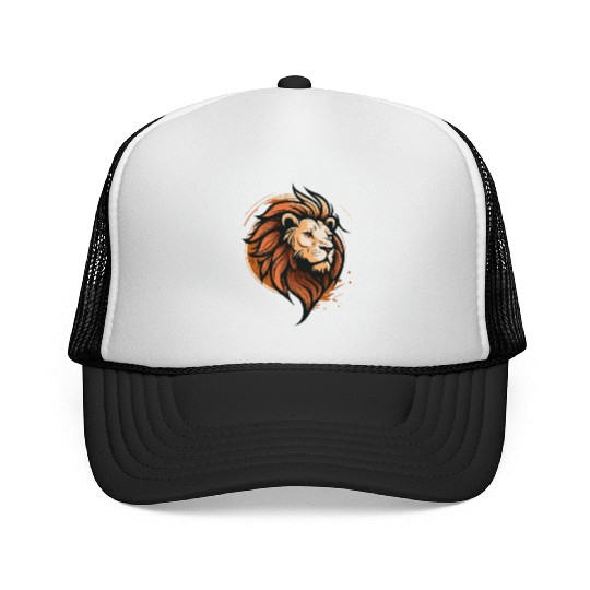 lion Trucker Caps