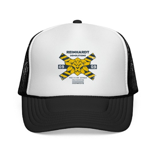 Overwatch 2 Reinhardt Demolitions Icon Logo Trucker Caps