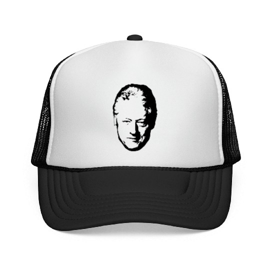 Bill Clinton Black On White Pop Art Trucker Caps