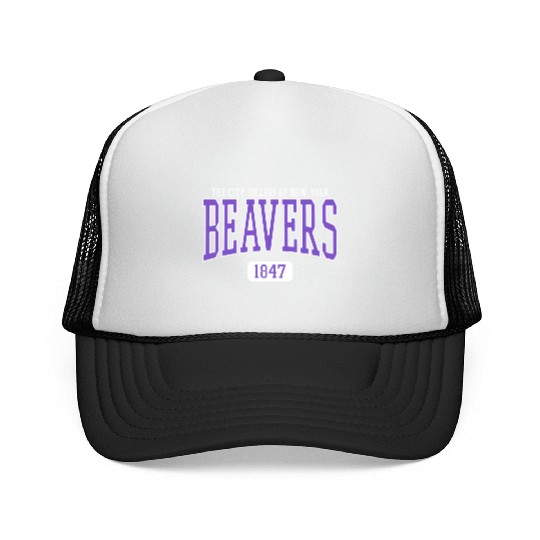 City Of New York Ccny Beavers Est Date Trucker Caps