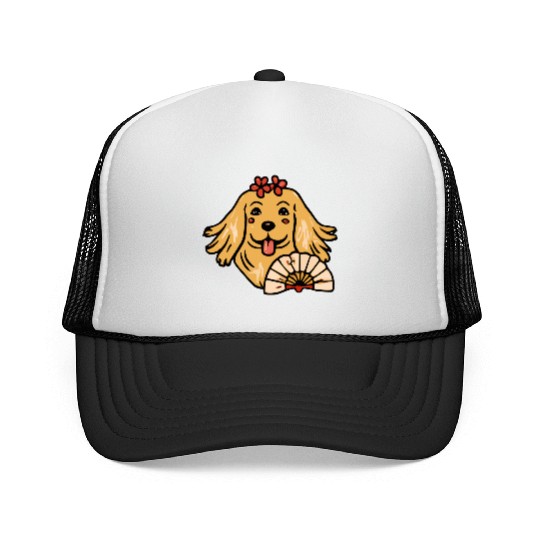 Golden Retriever Geisha Dog Lover Terrier Trucker Caps
