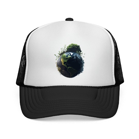 Save Earth Day World Environment Day Inspirational Trucker Caps