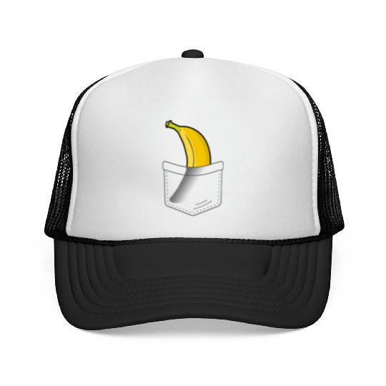 Banana For Fruit Banana Yellow Hawaiian Trucker Caps