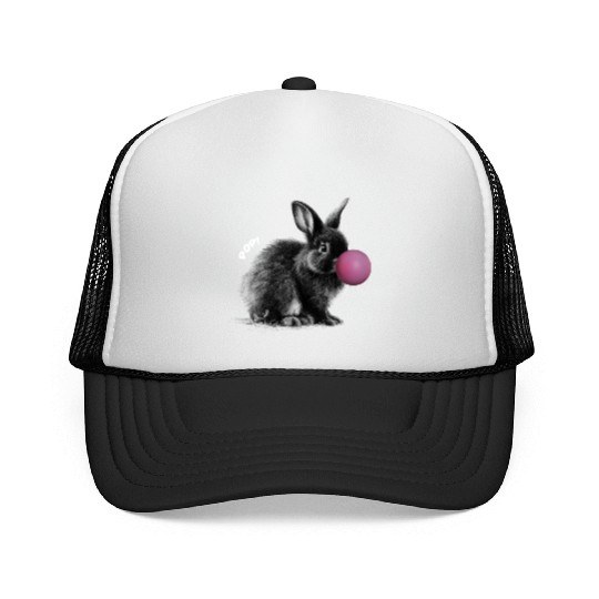 Bubbly Bunny: Embrace Playfulness with our Rabbit Trucker Caps