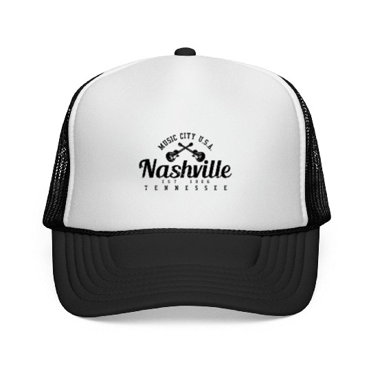 hville - Cory Music City Guitar Trucker Caps