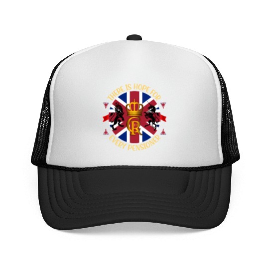 King Charles Iii British Monarch Royal Coronation Trucker Caps