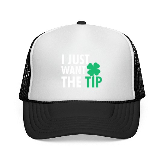 Bartender St Patric Day Just The Tip For Trucker Caps