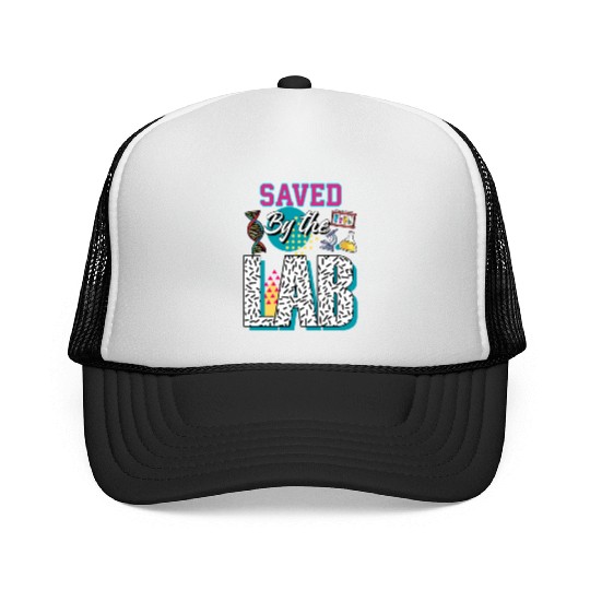 Saved By The Lab Lab Week Medical Laboratory Tec Trucker Caps