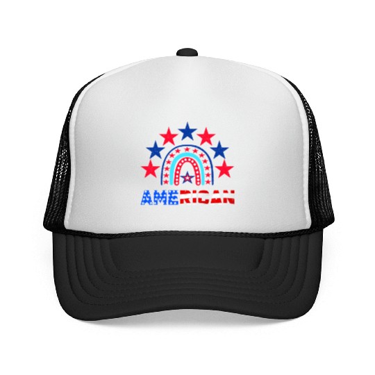 American Independence Day Love America Patriot Trucker Caps