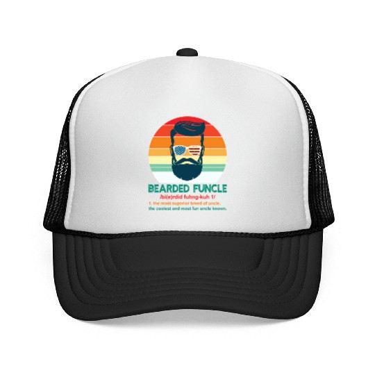 Bearded Funcle Definition Uncle Trucker Caps