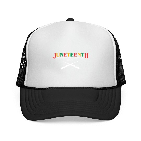 Juneteenth Freedom Fought Freedom Trucker Caps