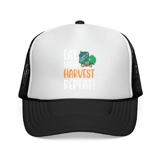 Farmer Field Worker Harvest Time Vegetable Trucker Caps
