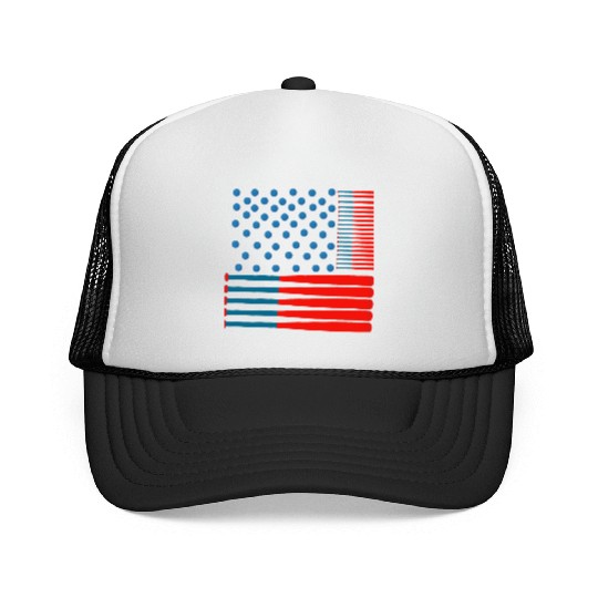 Baseball Stars & Stripes: A Patriotic Swing Trucker Caps
