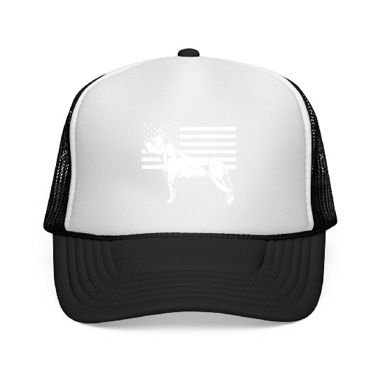 Usa American Pitbull Trucker Caps