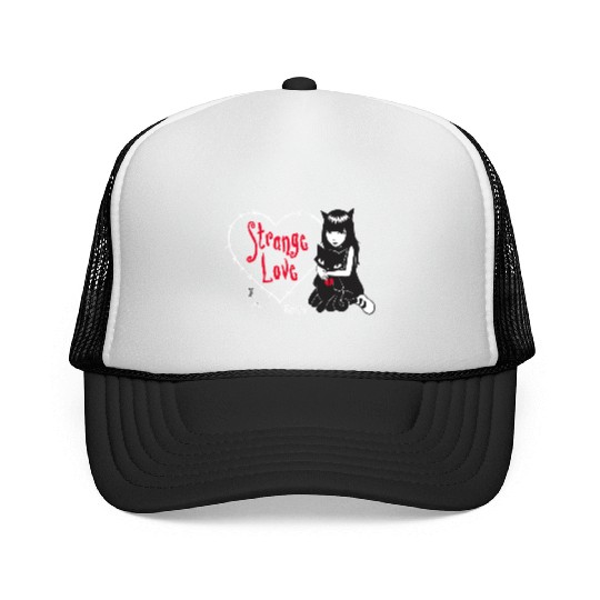 Emily The Strange Strange Love Trucker Caps