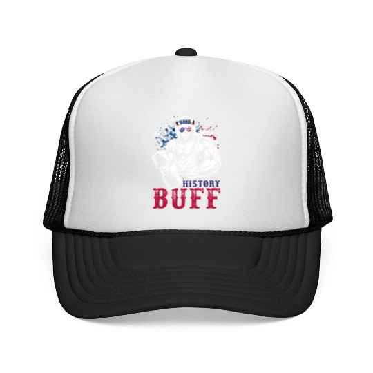 History Buff Independence Day Lincoln Patriot USA Trucker Caps