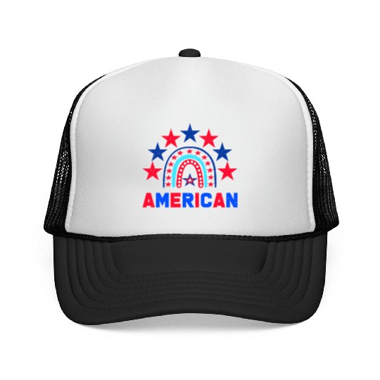 American Independence Day Love America Patriot Trucker Caps