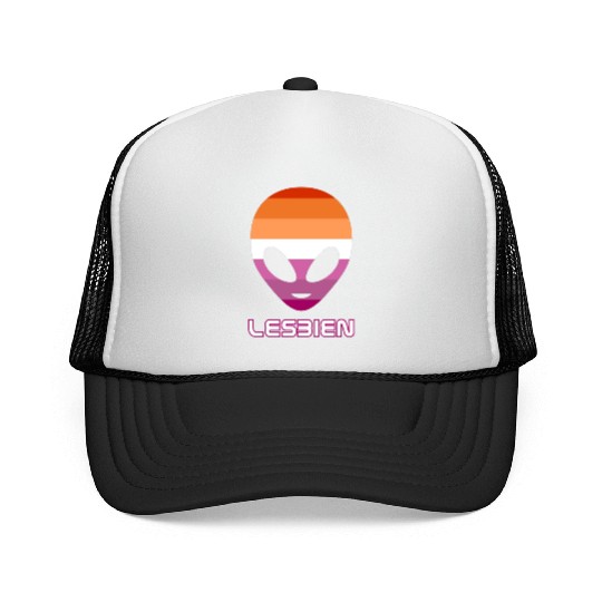 Lesbien aka lesbian alien Trucker Caps