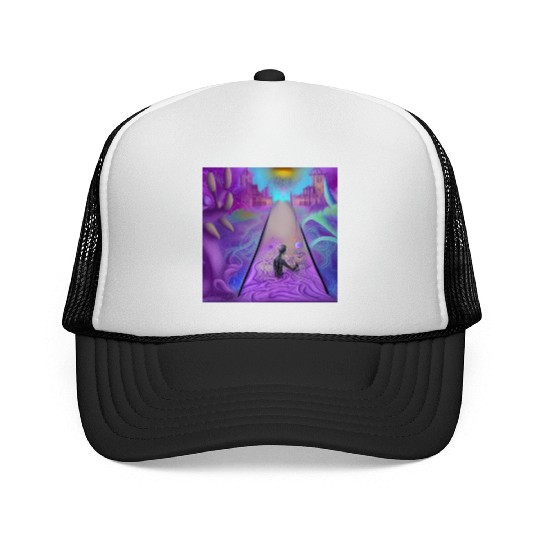 Psychedelic imagination Who am I, where am I? Trucker Caps