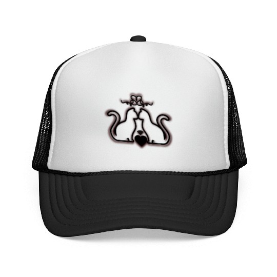 I love cats Trucker Caps