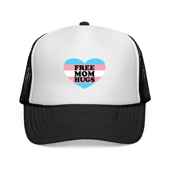 Free Mom Hugs Trans Flag LGBTQ Transgendertransgen Trucker Caps