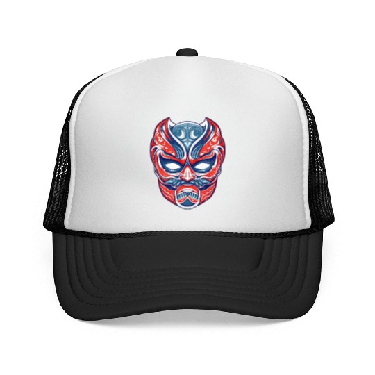 Lucha Libre Mexican Wrestling Mask Luchador Trucker Caps
