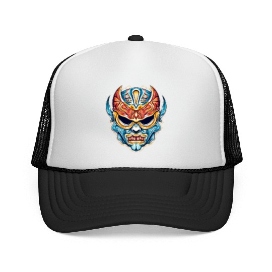 Lucha Libre Mexican Wrestling Mask Luchador Trucker Caps