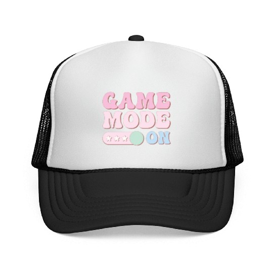 Game Mode On, Happy Game Day Trucker Caps