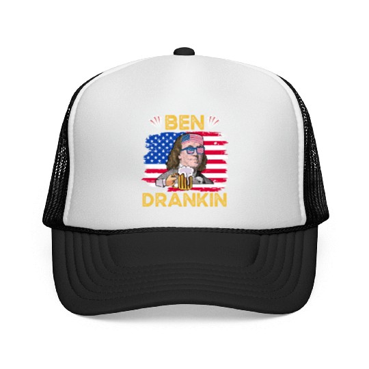 Ben Drankin US President Independence Day Trucker Caps