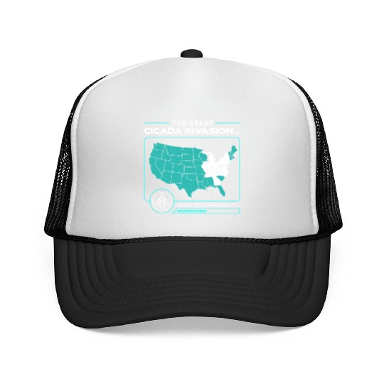 Cicada Invasion Coming To These States In Us Map Trucker Caps
