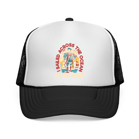 Christopher Columbus Italian American Columbus Day Trucker Caps