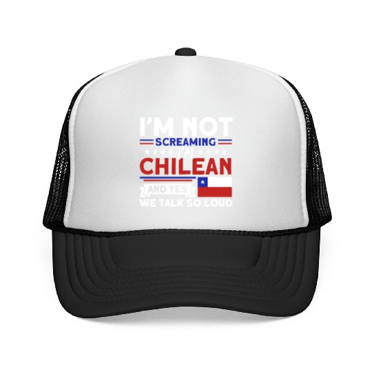 We Talk So Loud Vintage Chilean Pride Heritage Trucker Caps