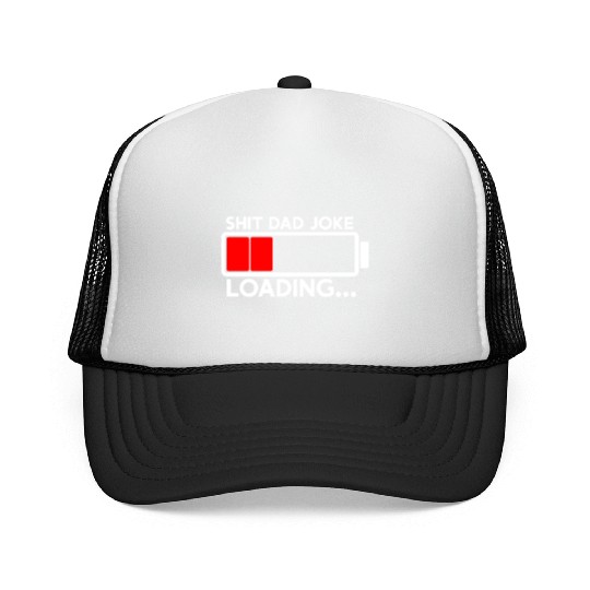 Dad Joke Loading 80s Trucker Caps