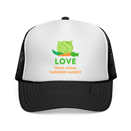 Love Your Local Farmers Market Trucker Caps