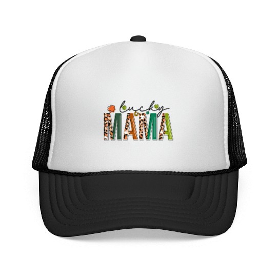 St Patrick'S Day Leopard For Mom Grandma Lucky Mam Trucker Caps