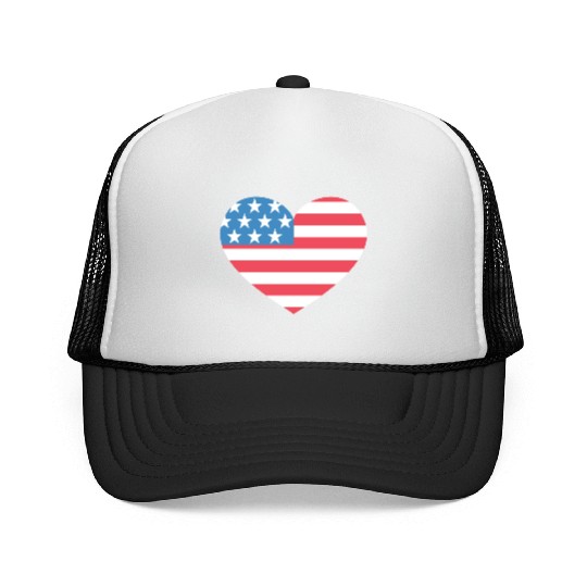 Heart America Trucker Caps