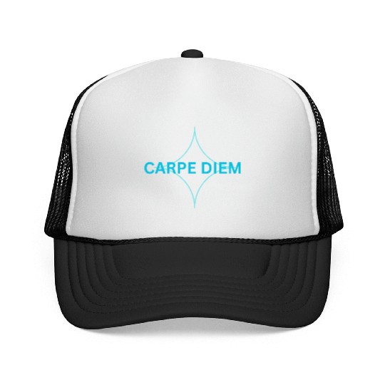 "Carpe Diem Trucker Caps: Seize the Day in Style!"