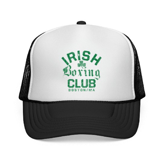 Irish Boxing Club Boston Massachusetts Trucker Caps
