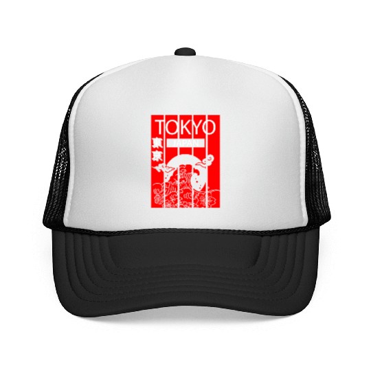 Tokyo Anime Japanese Asian Trucker Caps