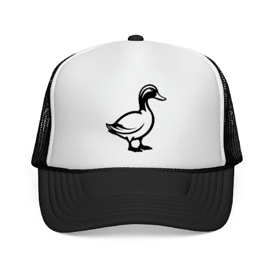 Duck Bird Nature Pond Trucker Caps