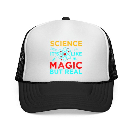 science it is like magic but real aesthetic travel Trucker Caps