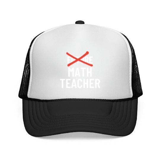 DESIGNFuture Math Teacher Trucker Caps