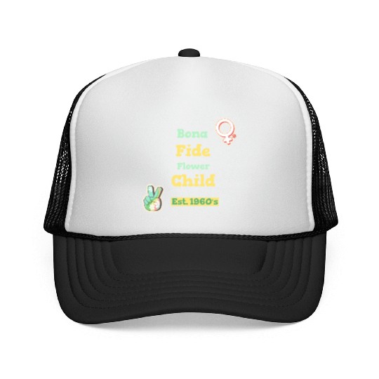 DESIGNBona Fide Flower Child Est 1960s Trucker Caps