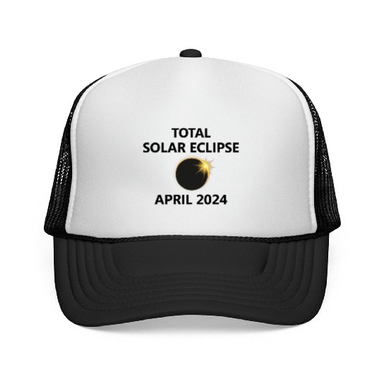 Solar Eclipse 2024 Texas Illinois Ohio Arkansas TX Trucker Caps