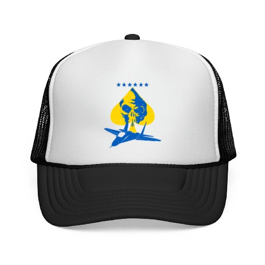 The Ghost Of Kyiv Kiev Ukraine Ace Fighter Pilot Trucker Caps