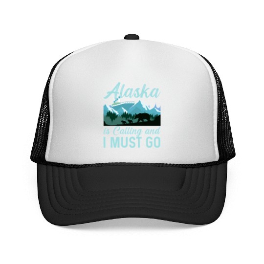 Cruising Alaska Calling Cruise Cruising Trucker Caps