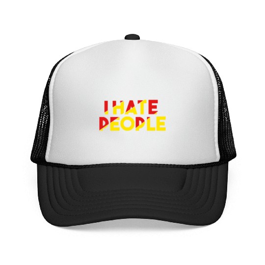 I Hate People humor Trucker Caps